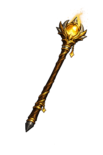 A shop-rolled weapon